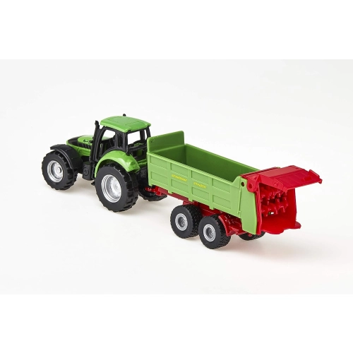 Traktor z rozrzutnikiem obornika model metalowy S1673